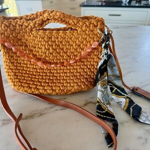 Crochet purse